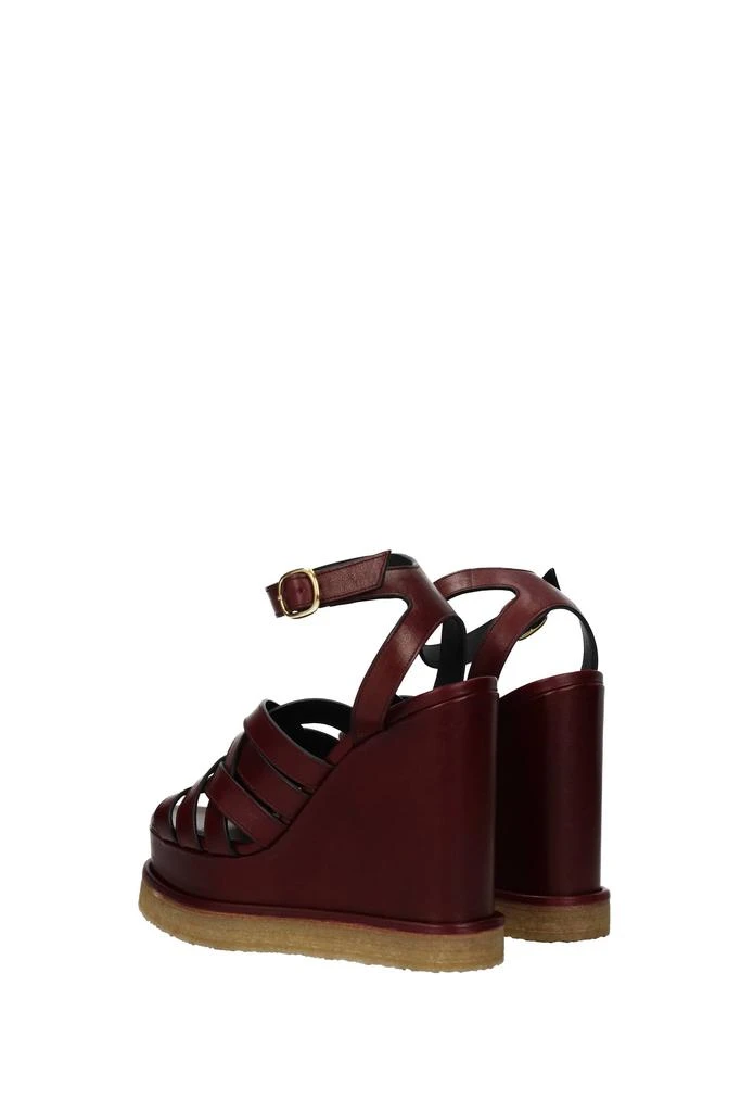 商品Celine|Sandals Leather Red,价格¥2512,第4张图片详细描述