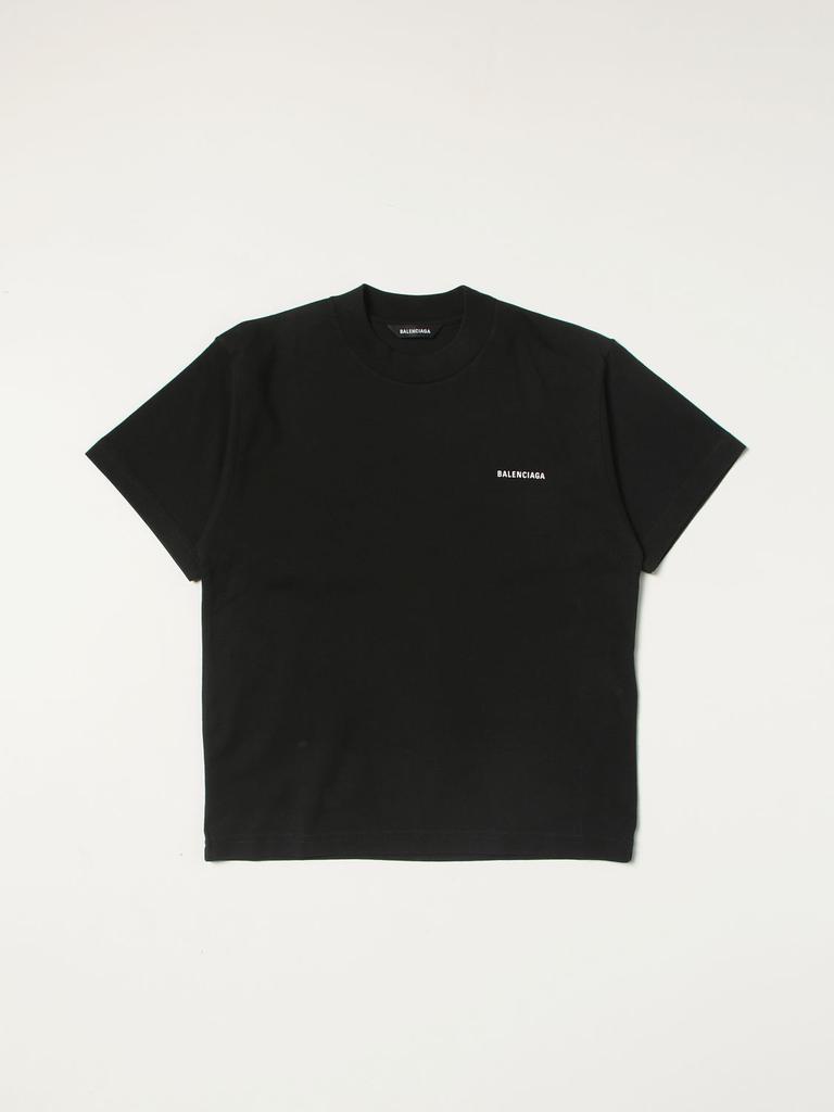 Balenciaga cotton t-shirt with logo商品第1张图片规格展示