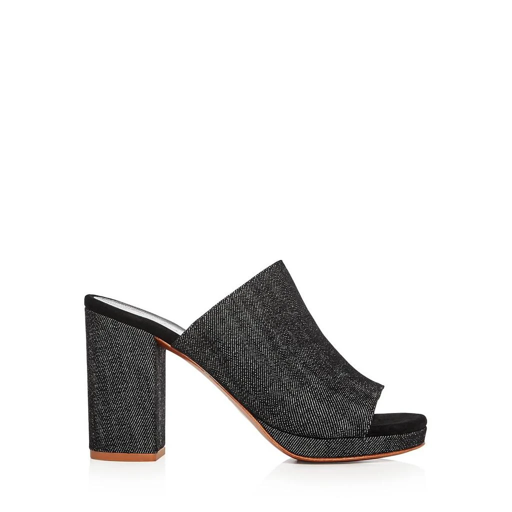 商品ROBERT CLERGERIE|Robert Clergerie Womens Abricet Denim Open Toe Mules,价格¥258,第2张图片详细描述