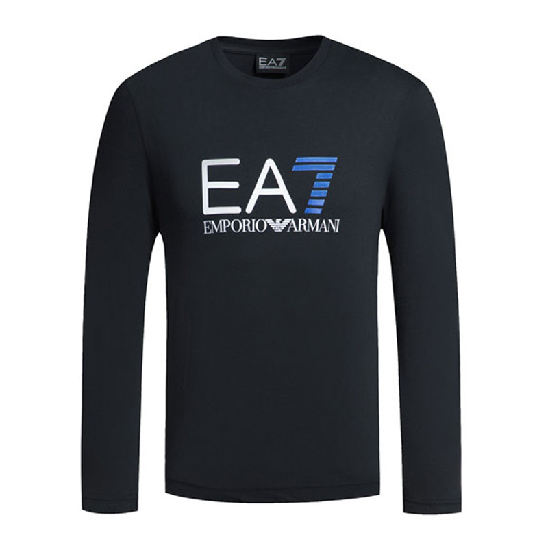Emporio Armani 安普里奥 阿玛尼 EA7系列黑色纯棉男士长袖T恤 6YPTC1-PJH7Z-1200商品第2张图片规格展示