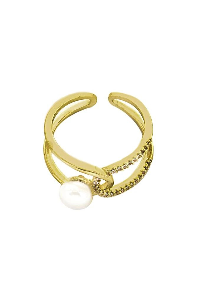 商品Panacea|Feshwater Pearl Open Ring,价格¥48,第1张图片