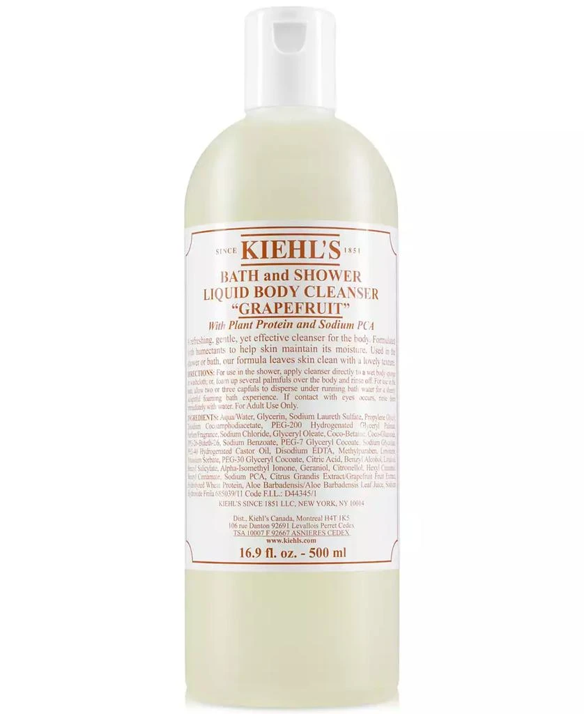 商品Kiehl's|Grapefruit Bath & Shower Liquid Body Cleanser, 16.9-oz.,价格¥245,第1张图片