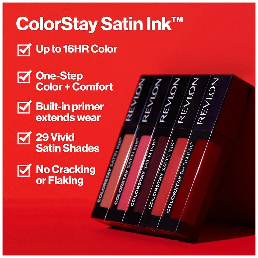 商品Revlon|Satin Ink Longwear Liquid Lipstick,价格¥104,第4张图片详细描述