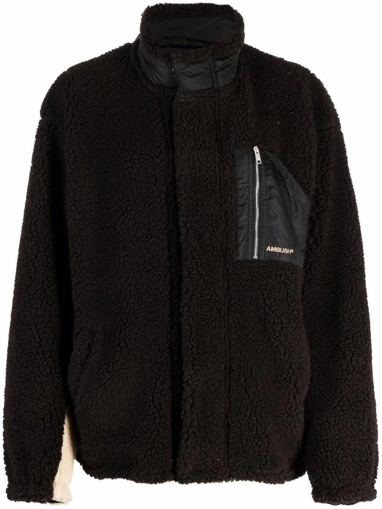 商品Ambush|Ambush women's brown wool outerwear jacket,价格¥3615,第1张图片