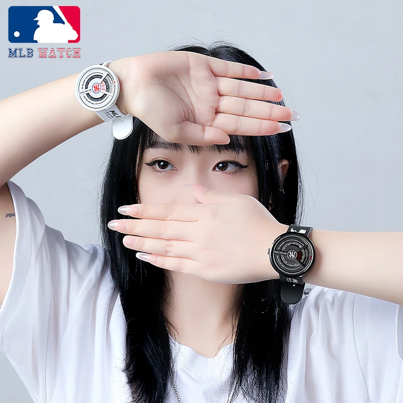 MLB 美职棒NewYork系列街头潮酷个性指针手表 运动潮流防水石英女表 欧美表 NY607 商品