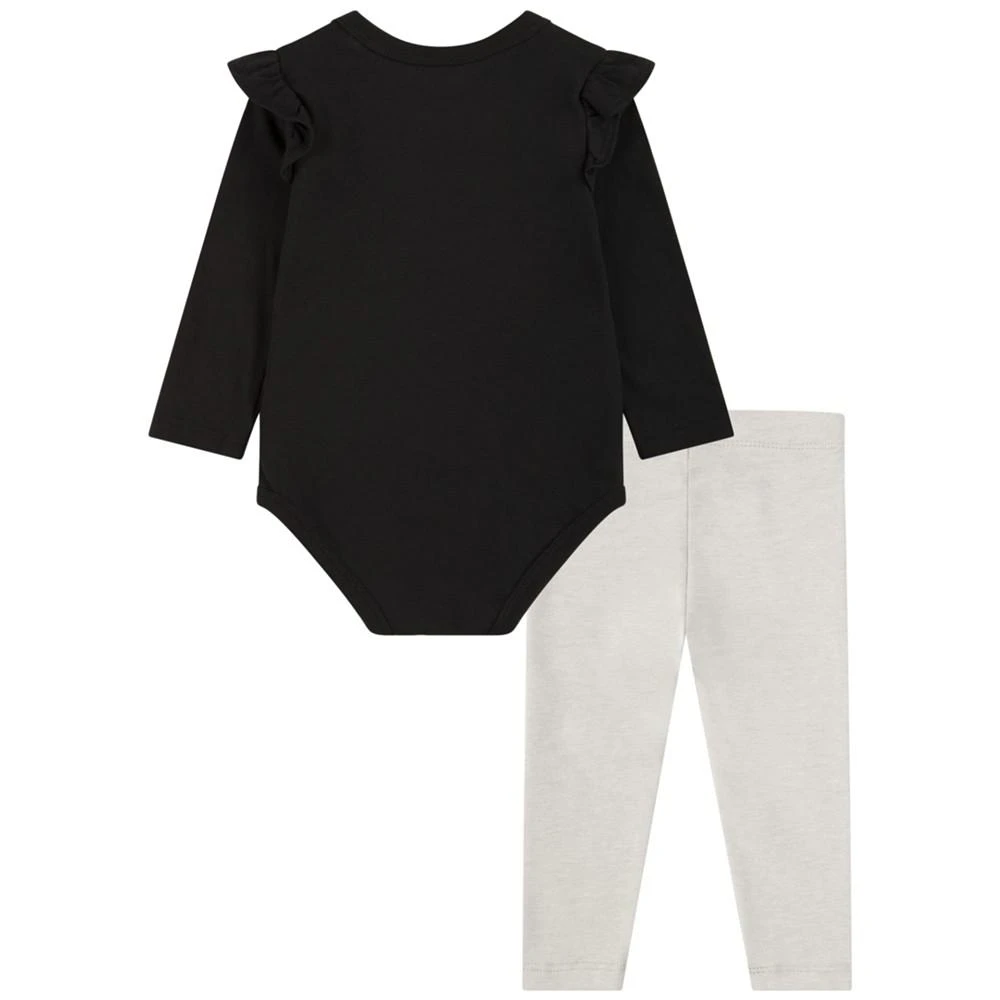 商品NIKE|Baby Girls Ruffle Bodysuit and Leggings, 2 Piece Set,价格¥226,第2张图片详细描述