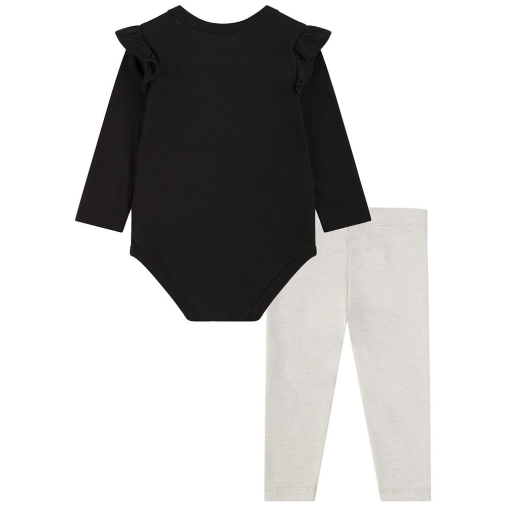 商品NIKE|Baby Girls Ruffle Bodysuit and Leggings, 2 Piece Set,价格¥138,第2张图片详细描述