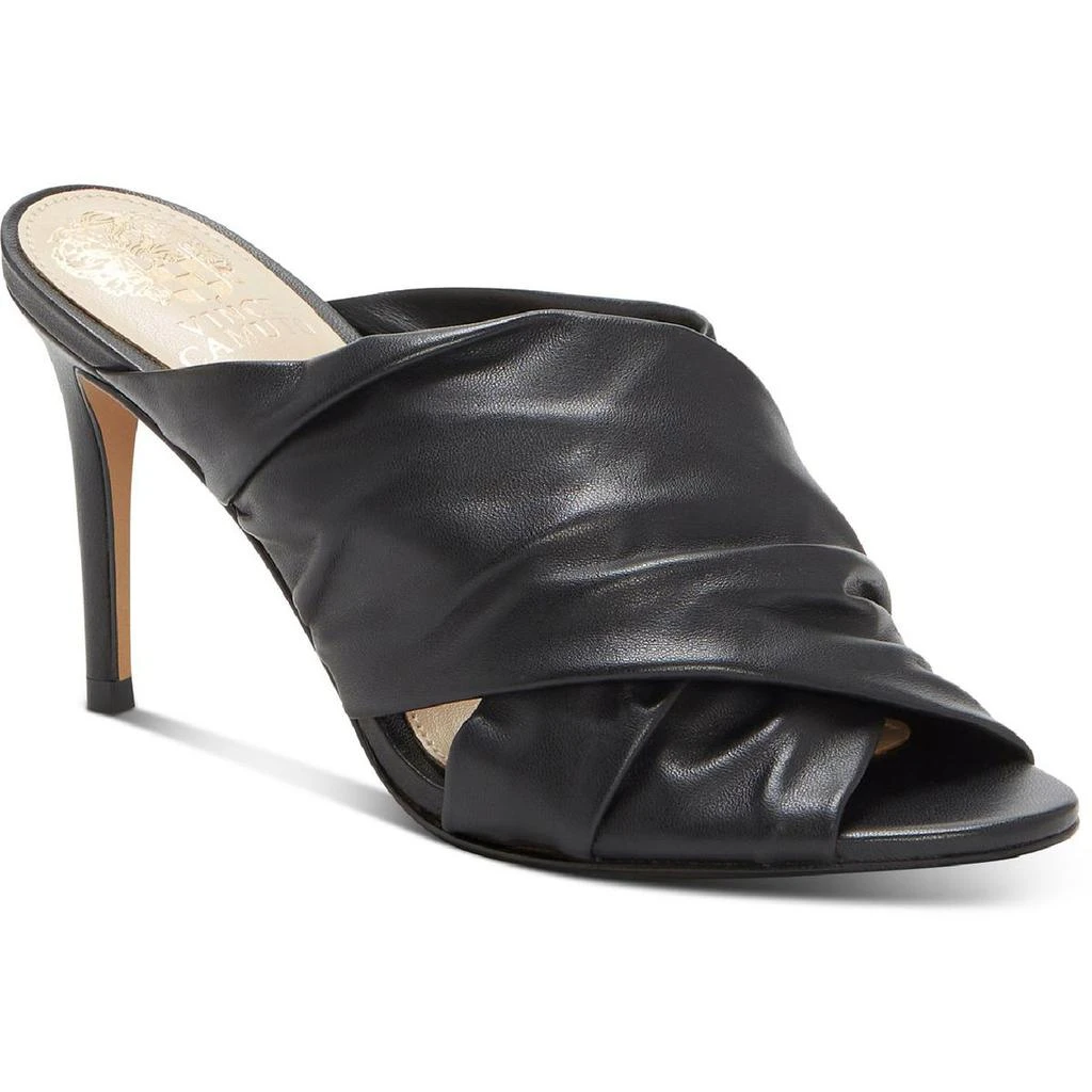 商品Vince Camuto|Vince Camuto Womens Clarstie Leather Slip On Mules,价格¥137,第2张图片详细描述