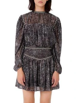 商品Maje|Rimix Sequin Mini Dress,价格¥740,第1张图片