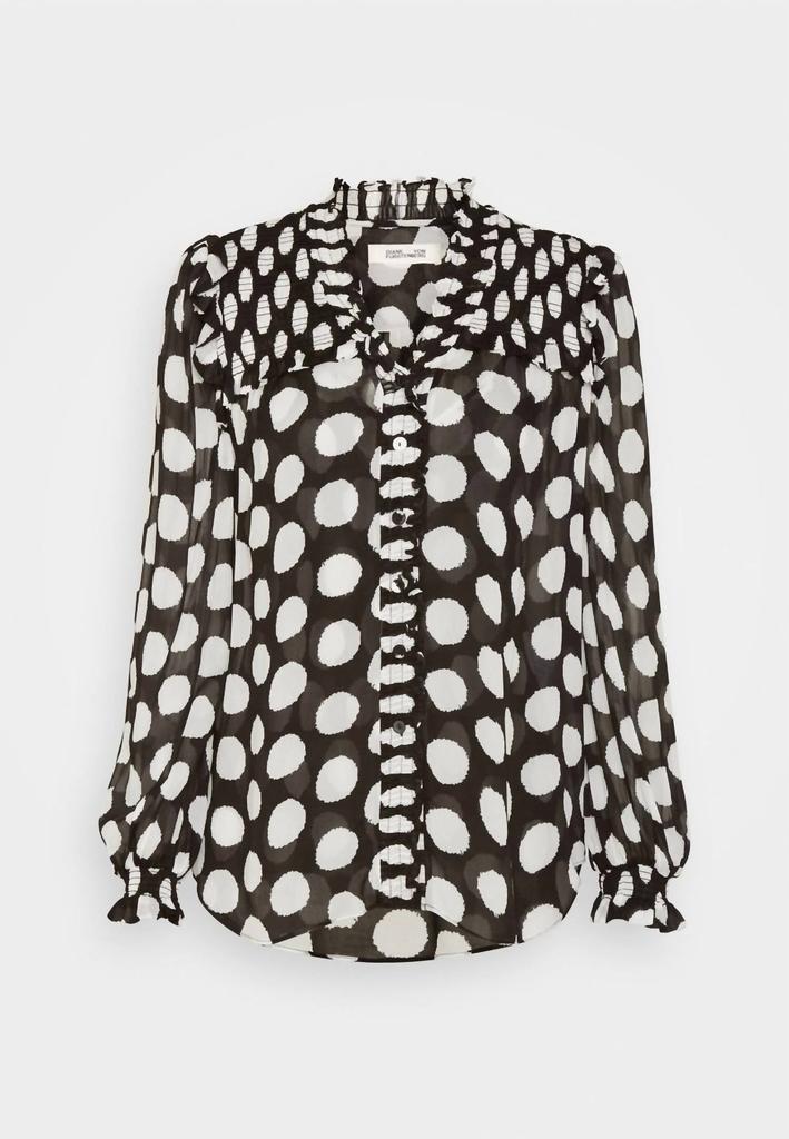 Gian Carlo Top In Black Dot商品第2张图片规格展示