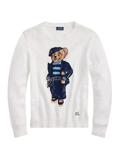 商品Ralph Lauren|Bear Cotton-Linen Sweater,价格¥2090,第1张图片