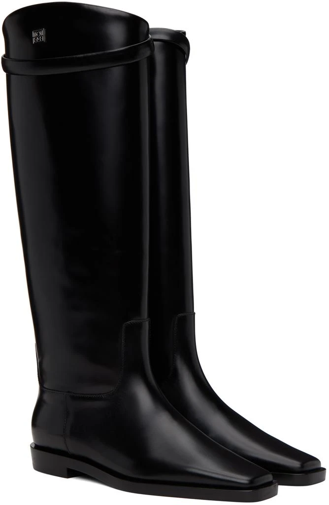 商品Totême|Black 'The Riding' Boots,价格¥9437,第4张图片详细描述