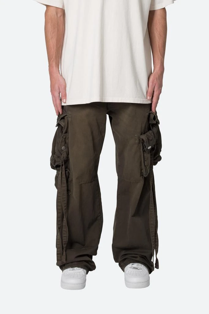 商品MNML|Strapped Multi Cargo Pants - Brown,价格¥205,第1张图片