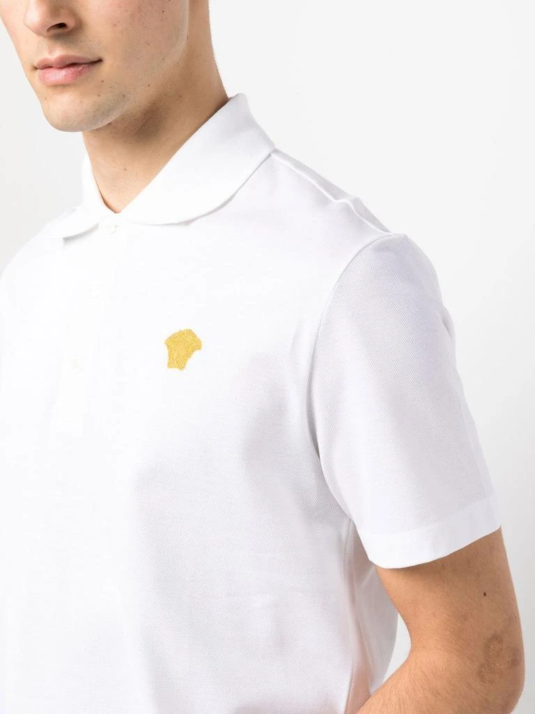 商品Versace|VERSACE - Medusa Embroidered Polo Shirt,价格¥4083,第3张图片详细描述