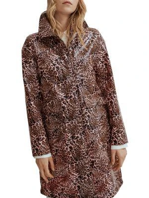 商品NOIZE|Maya Animal-Print Trench Coat,价格¥397,第1张图片