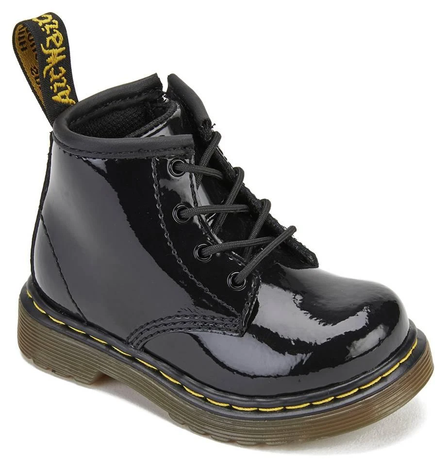 商品Dr. Martens|Dr. Martens Toddlers' 1460 I Patent Lamper Lace Up Boots - Black,价格¥347,第2张图片详细描述