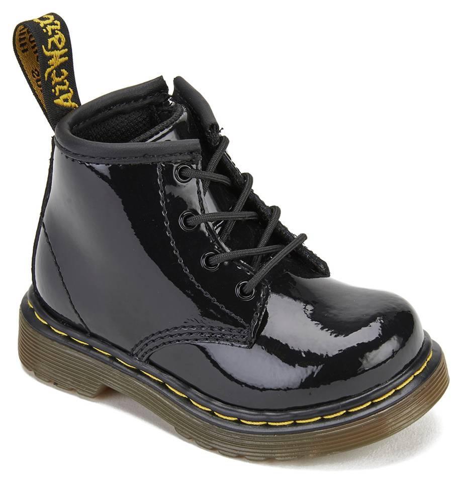 商品Dr. Martens|Dr. Martens Toddlers' 1460 I Patent Lamper Lace Up Boots - Black,价格¥398,第4张图片详细描述
