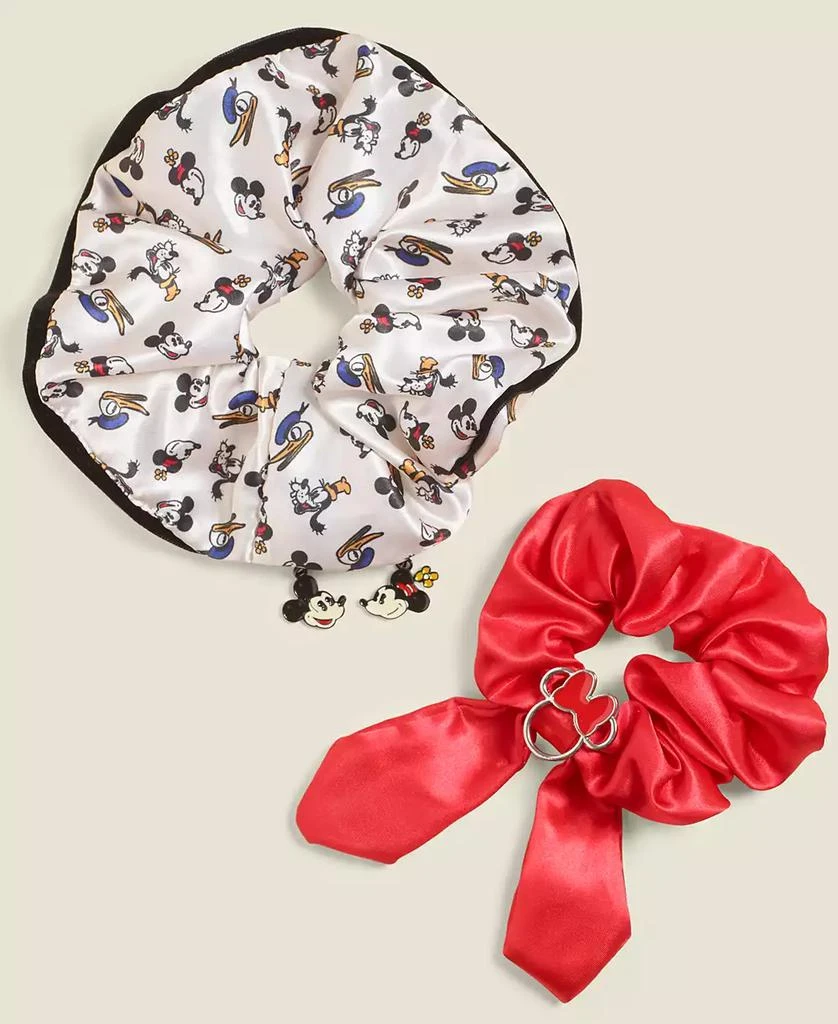 商品Disney | Macy's|Minnie & Friends Hair Scrunchies 2-Pk. Set, Created for Macy's,价格¥150,第2张图片详细描述