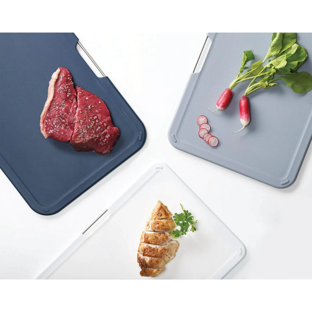 商品Joseph Joseph|Joseph Joseph Nest Boards - Large 3 Piece Set - Grey,价格¥349,第3张图片详细描述