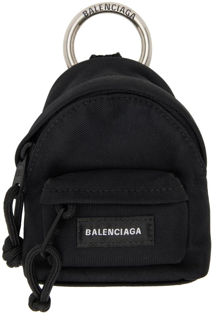 商品Balenciaga|Black Micro Backpack Keyring,价格¥1442,第1张图片