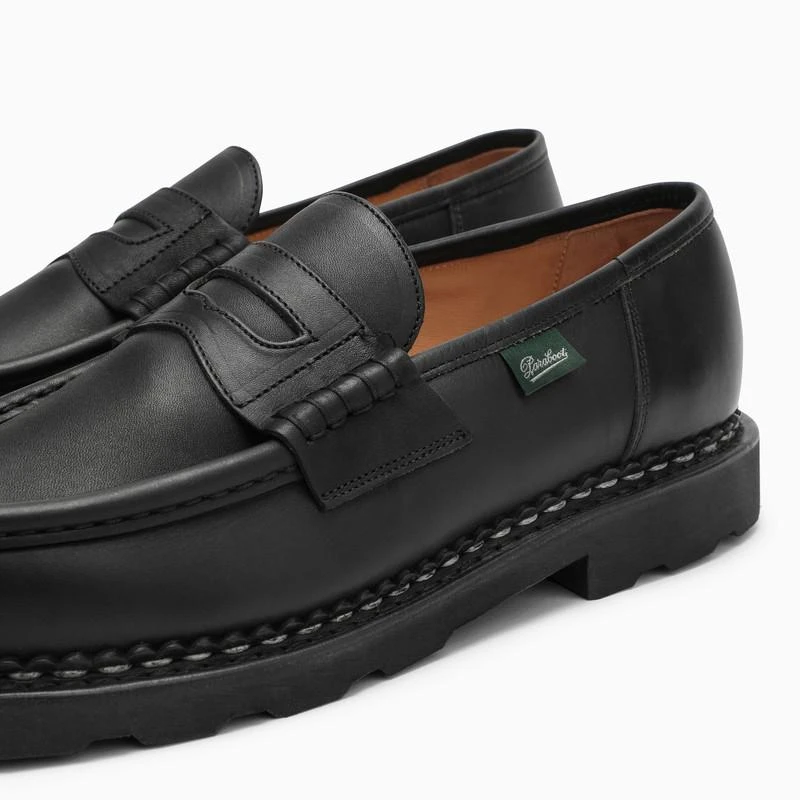 Black leather loafer 商品