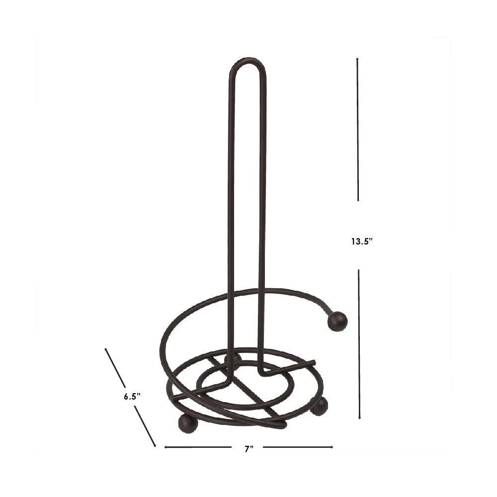 商品Home Basics|Home Basics Wire Collection Paper Towel Holder, Bronze,价格¥147,第3张图片详细描述