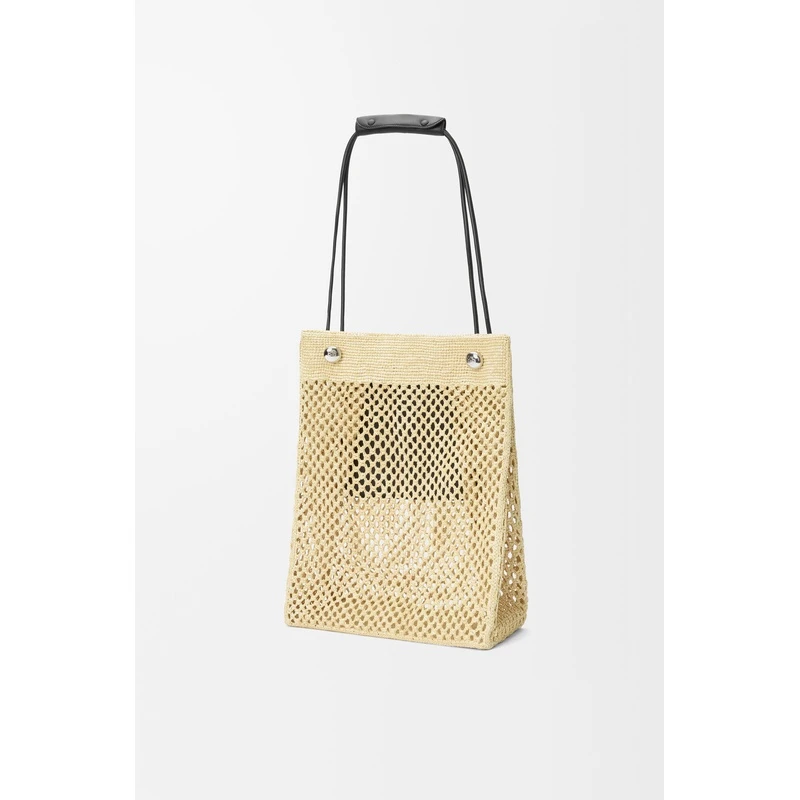 商品Loewe|LOEWE罗意威 拉菲草卵石色流浪包,价格¥15383,第6张图片详细描述
