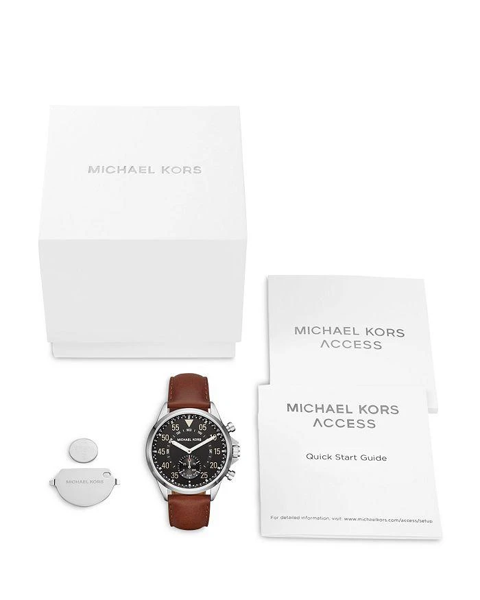 商品Michael Kors|Michael Kors Gage Hybrid Smart Watch, 45mm,价格¥1243,第5张图片详细描述