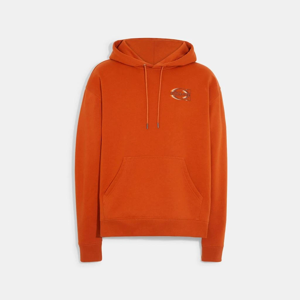 商品Coach|Coach Outlet Gradient Signature Hoodie,价格¥1119,第2张图片详细描述