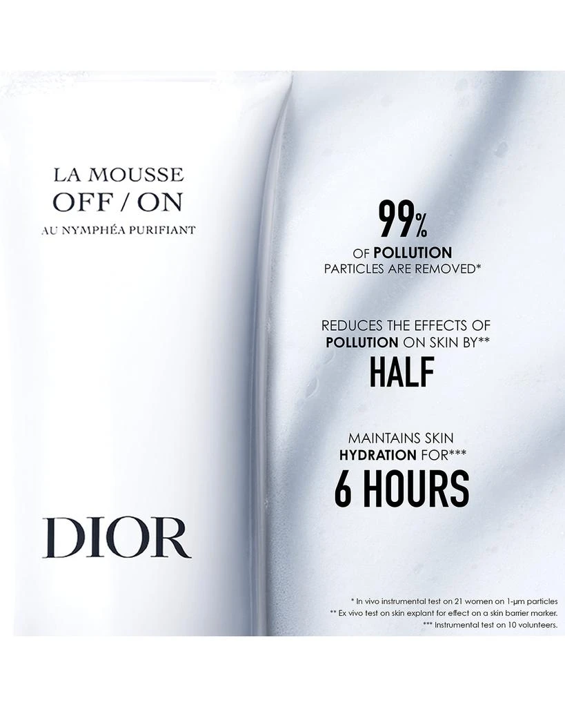 商品Dior|La Mousse OFF/ON Foaming Face Cleanser,价格¥426,第3张图片详细描述