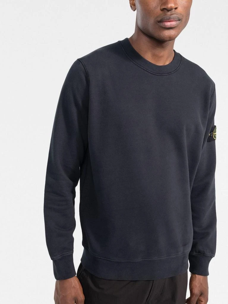 商品Stone Island|STONE ISLAND MEN LOGO PATCH SWEATSHIRT,价格¥1861,第1张图片