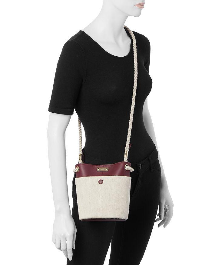 商品Chloé|Key Small Linen Bucket Bag,价格¥12064,第4张图片详细描述
