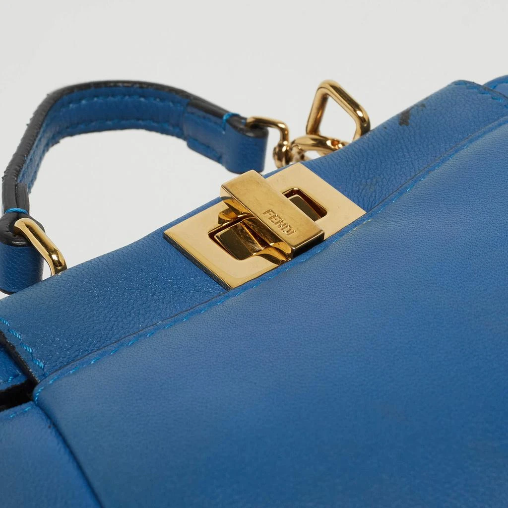 Fendi Powdered Blue Leather Micro Peekaboo Bag 商品