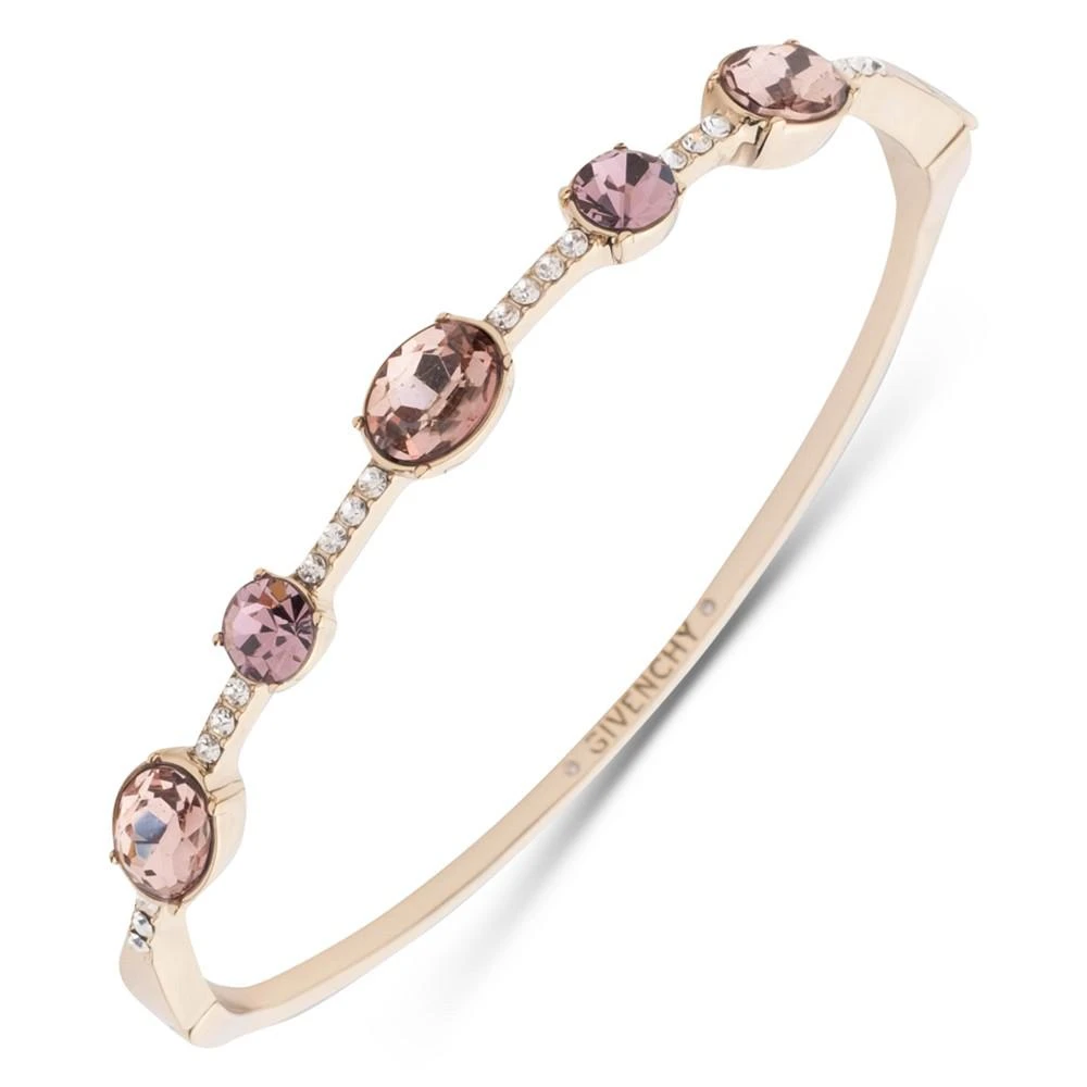 商品Givenchy|Gold-Tone Mixed Crystal Thin Bangle Bracelet,价格¥217,第1张图片