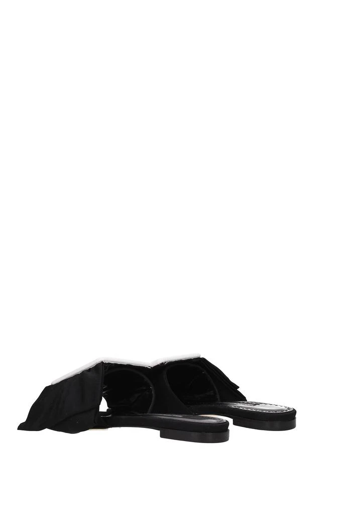 商品Manolo Blahnik|Slippers and clogs flariabi Fabric Black,价格¥2777,第4张图片详细描述