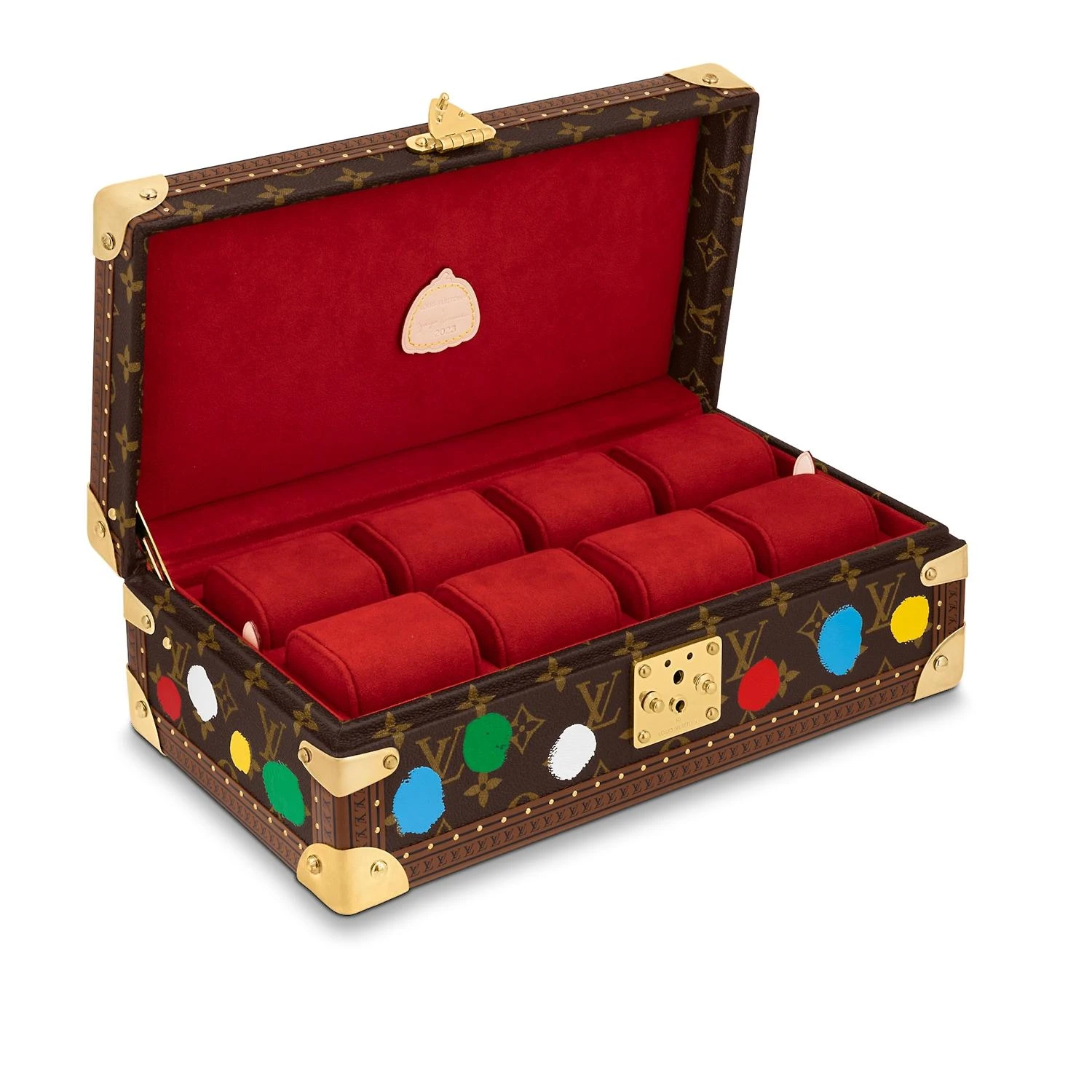 包邮包税【预售7天发货】 LV路易威登 24春夏 女士 化妆箱 LV x YK CONFFRET 8 MONTRES 硬箱 M10132 商品