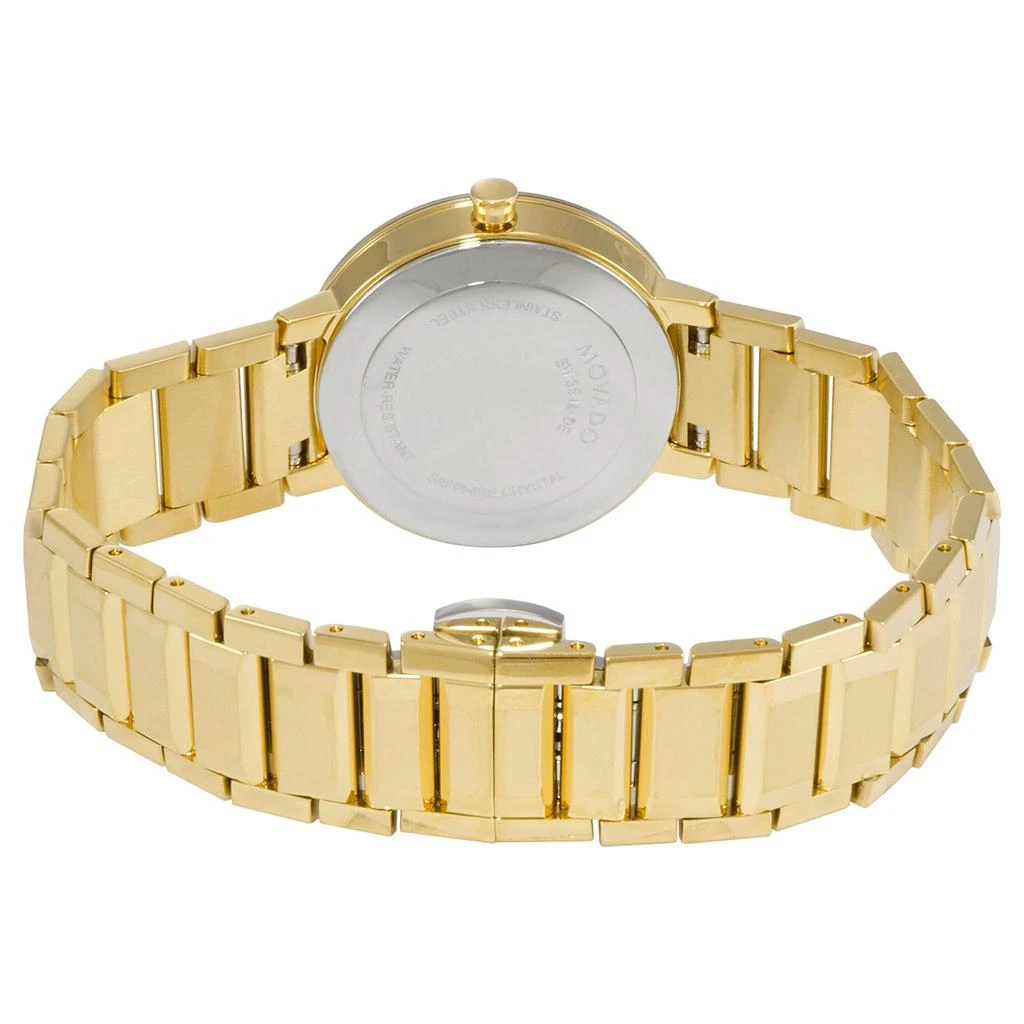 商品[二手商品] Movado|Pre-owned Movado Sapphire Yellow Mirror Dial Ladies Watch 0607549,价格¥8593,第3张图片详细描述