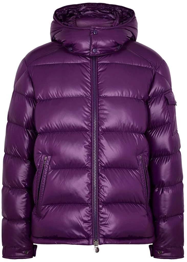商品Moncler|Maya purple hooded quilted shell jacket,价格¥10554,第1张图片