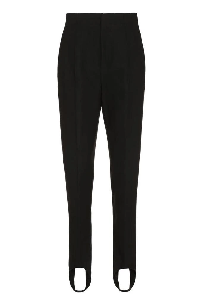 商品Bottega Veneta|BOTTEGA VENETA HIGH-RISE COTTON TROUSERS,价格¥5557,第1张图片