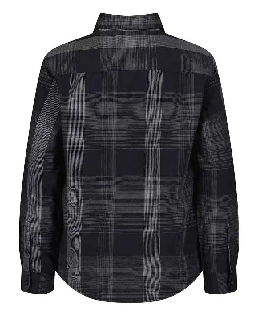 商品Calvin Klein|Boys 8-20 CK Intricate Plaid Long Sleeve Shirt,价格¥161,第2张图片详细描述