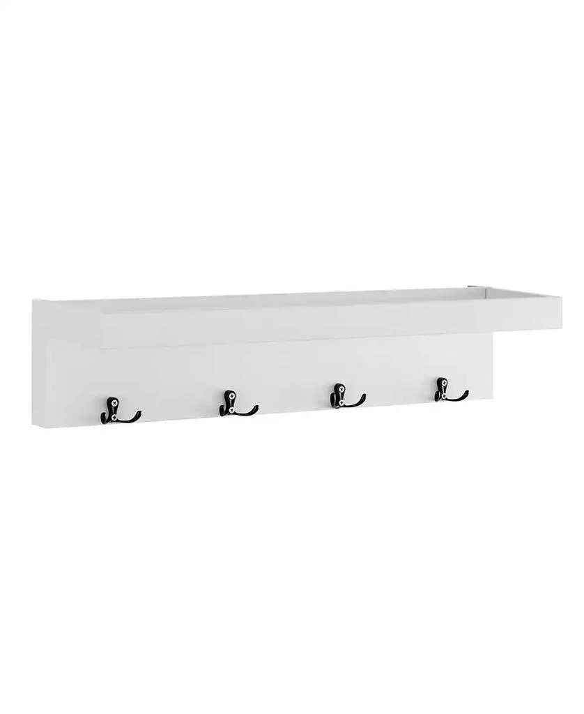 商品Danya B|Wall Mounted Coat Rack with Decorative Ledge Shelf,价格¥244,第1张图片