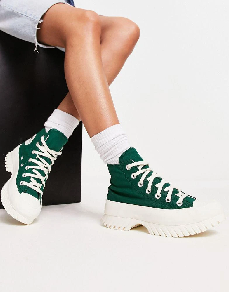 商品Converse|Converse Chuck Taylor All Star Lugged 2.0 Hi trainers in collegiate green,价格¥819,第4张图片详细描述