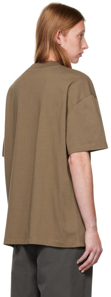 商品Essentials|Brown Flocked T-Shirt,价格¥222,第5张图片详细描述