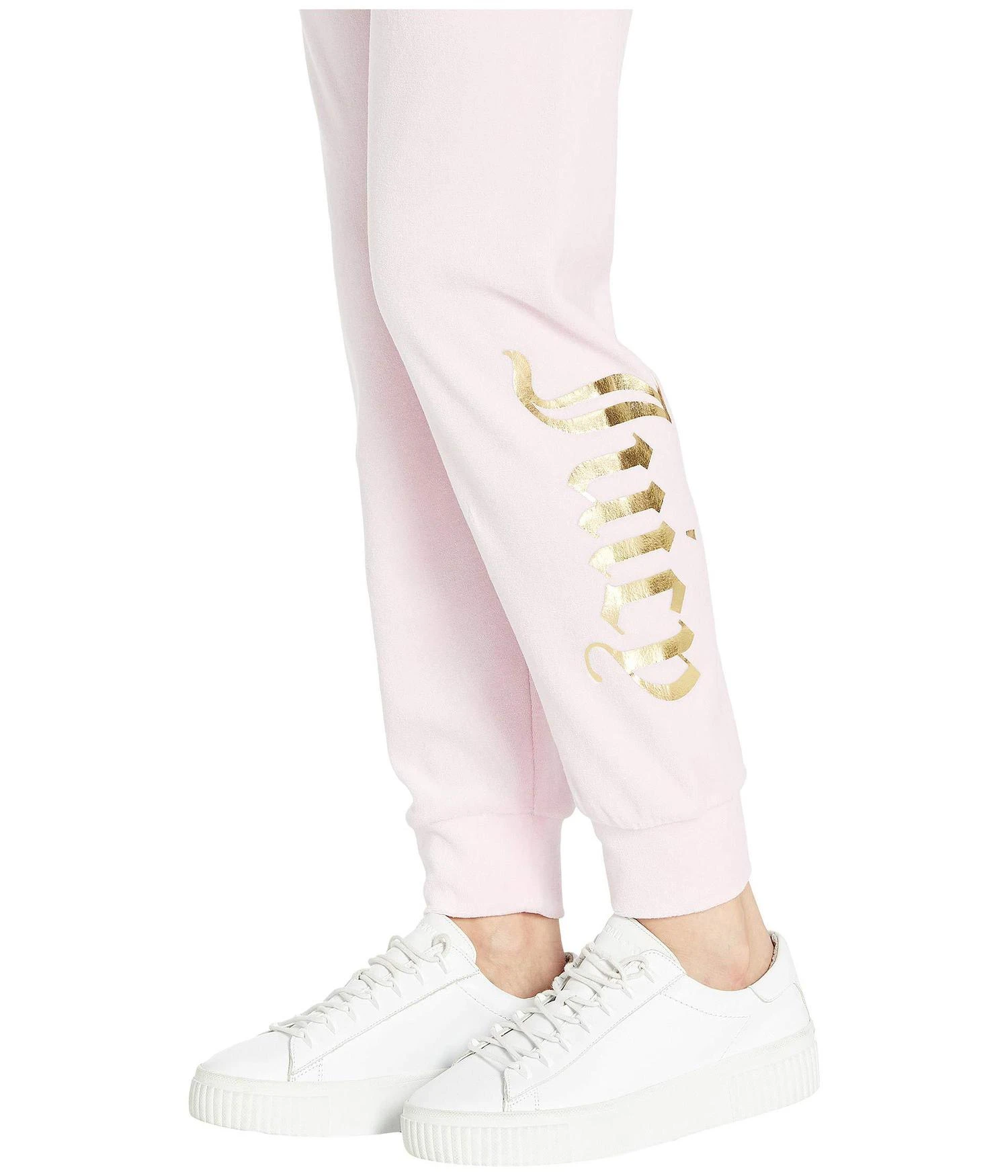 商品Juicy Couture|Juicy Emblem Velour Logo Zuma Pants,价格¥152,第4张图片详细描述