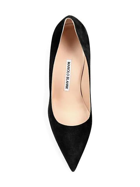 商品Manolo Blahnik|BB 105 Suede Pumps,价格¥5393,第6张图片详细描述