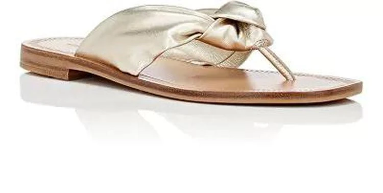 商品Diane von Furstenberg|Etna Leather Thong Sandals,价格¥588,第2张图片详细描述