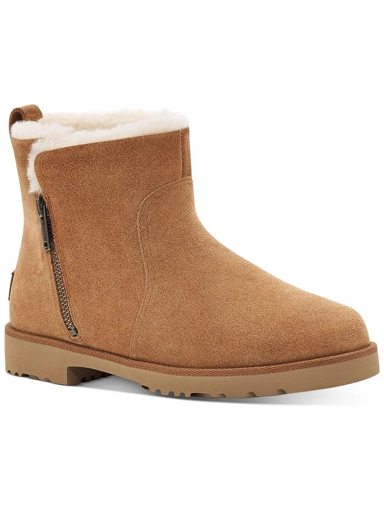 商品UGG|Romely Zip Womens Suede Cold Weather Shearling Boots,价格¥826,第1张图片