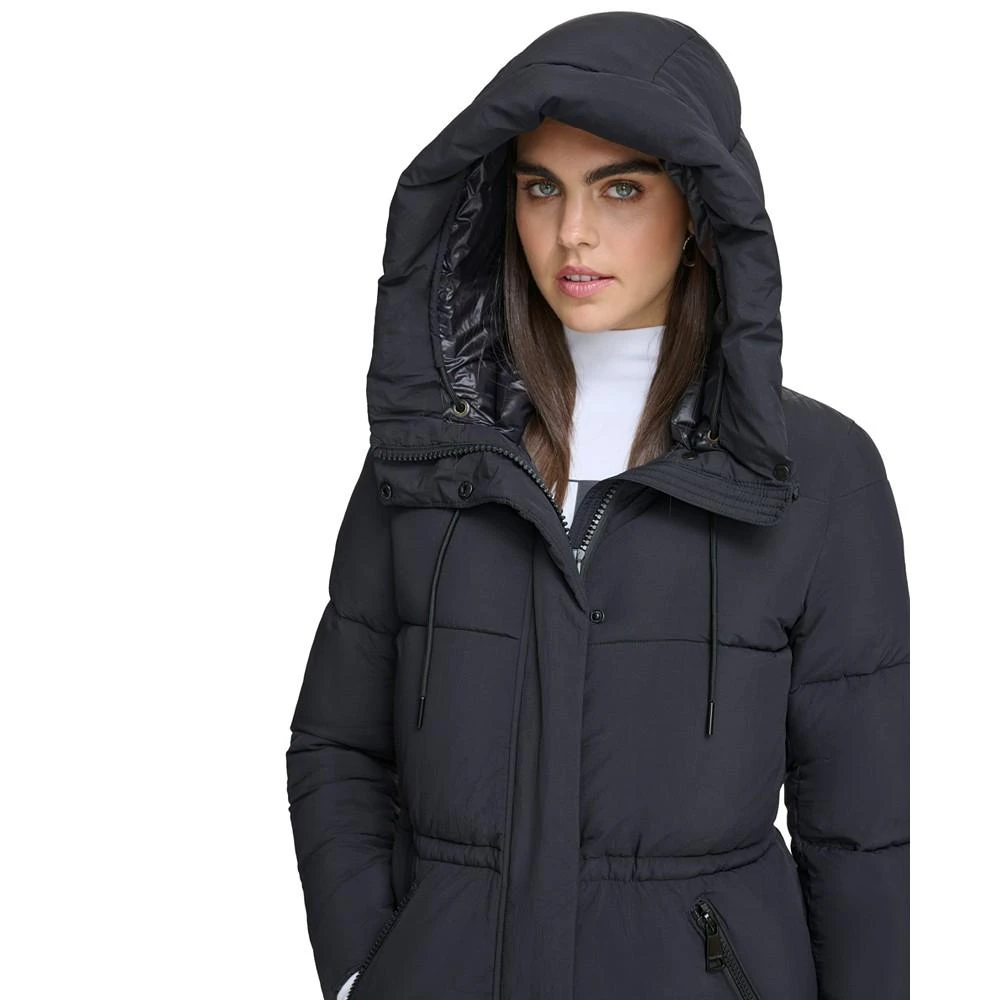 商品Calvin Klein|Women's Hooded Anorak Puffer Coat,价格¥774,第4张图片详细描述