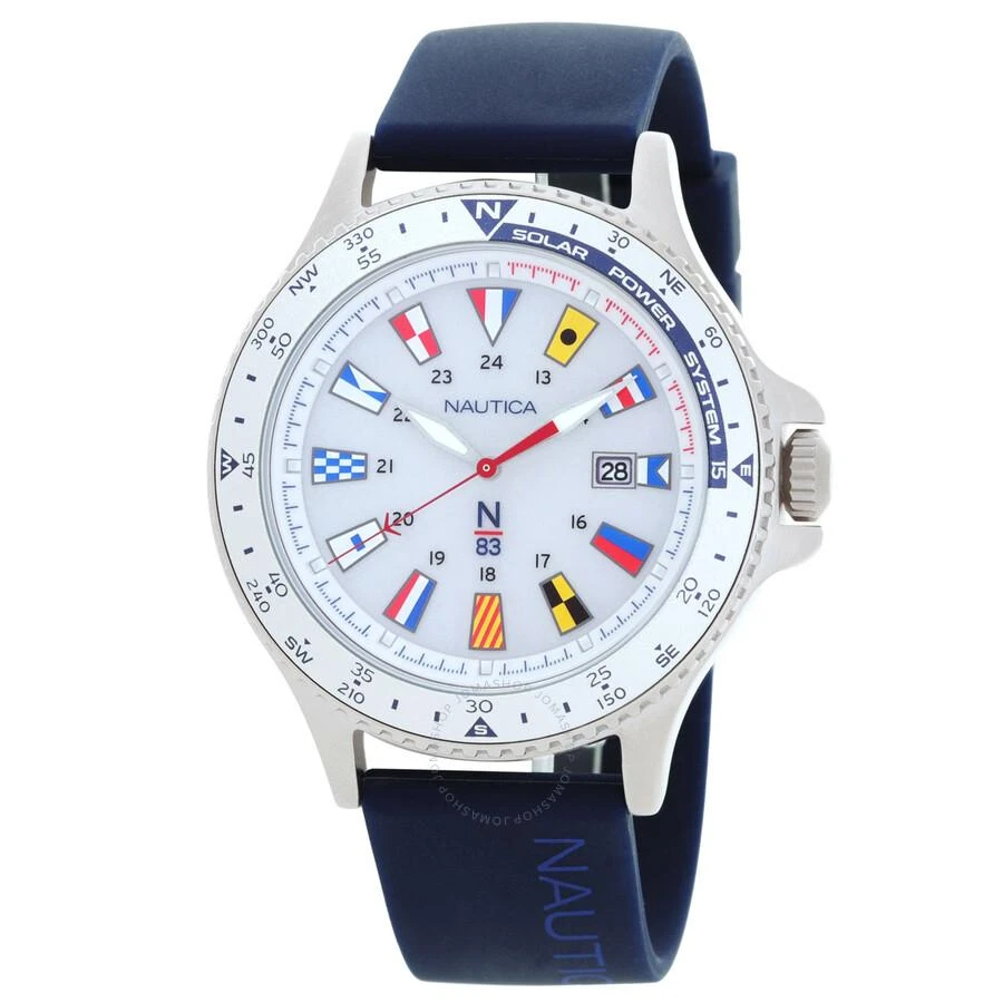 商品Nautica|Cocoa Beach Off-White Dial Men's Watch NAPCBA129,价格¥349,第1张图片