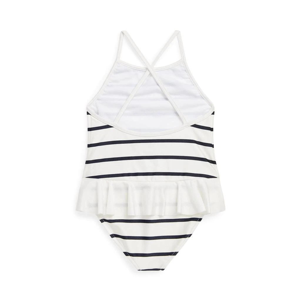 商品Ralph Lauren|Striped Stretch One-Piece Swimsuit (Little Kids),价格¥326,第2张图片详细描述
